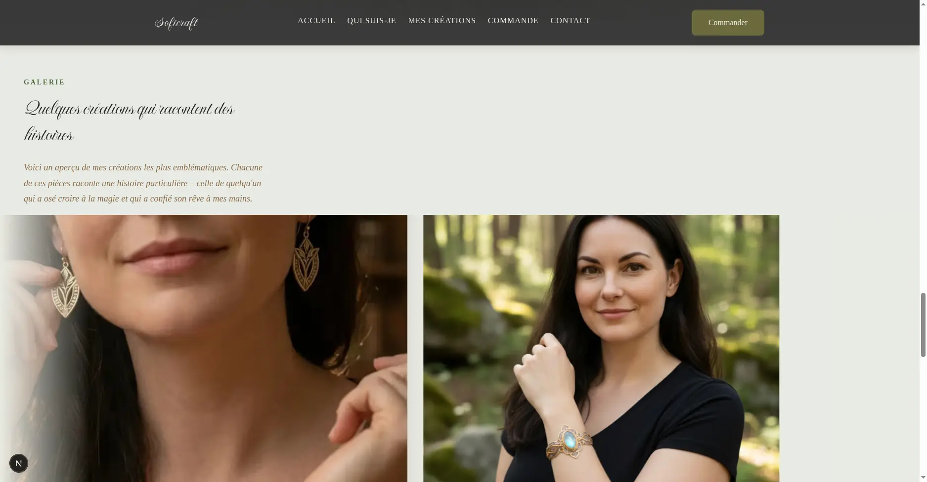 Soficraft - Creatrice de bijoux féerique : du rêve à la réalité immersive - vue 1