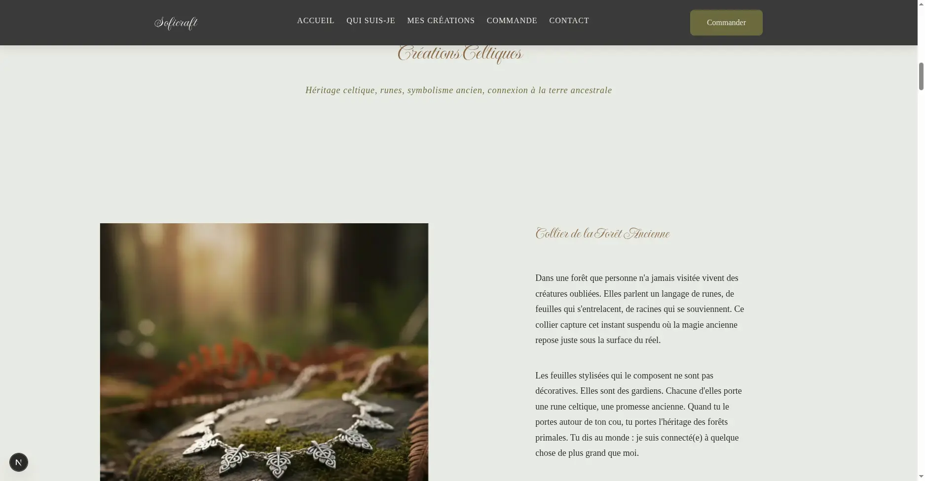 Soficraft - Creatrice de bijoux féerique : du rêve à la réalité immersive - vue 2